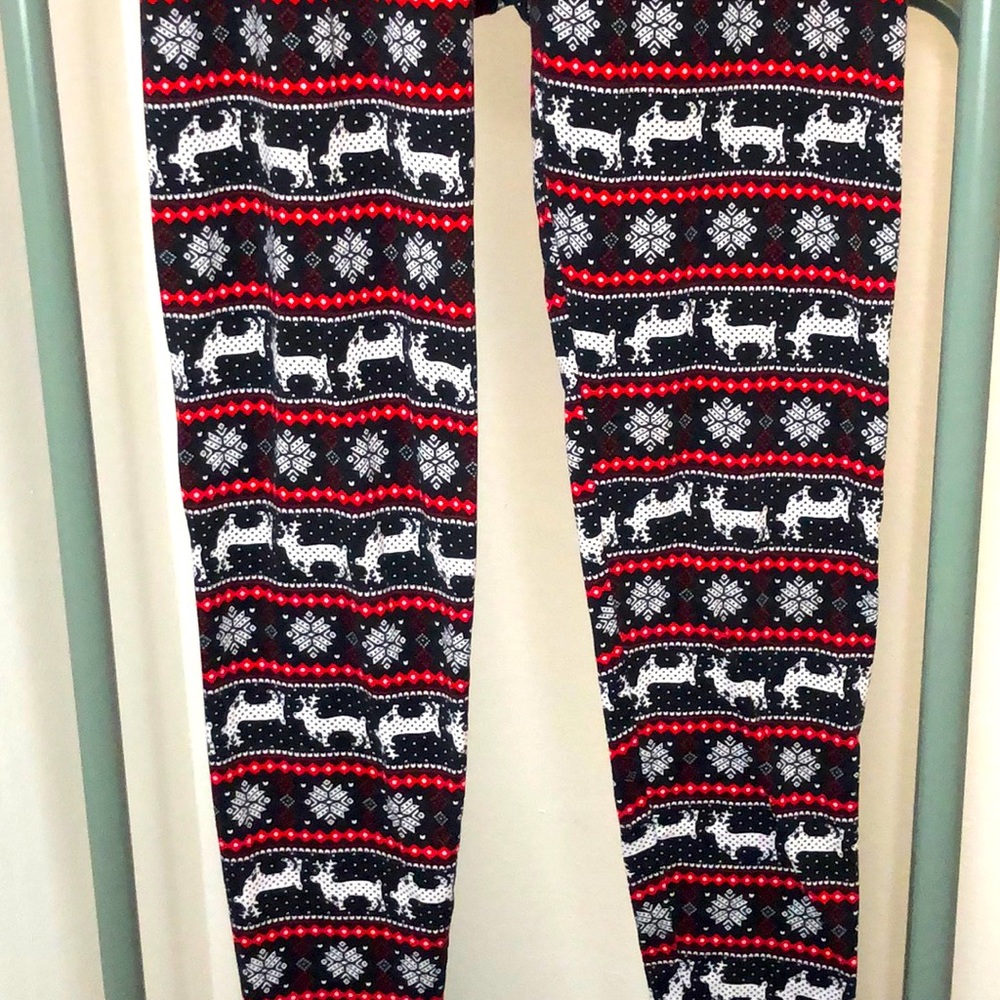 Cozy fun winter leggings